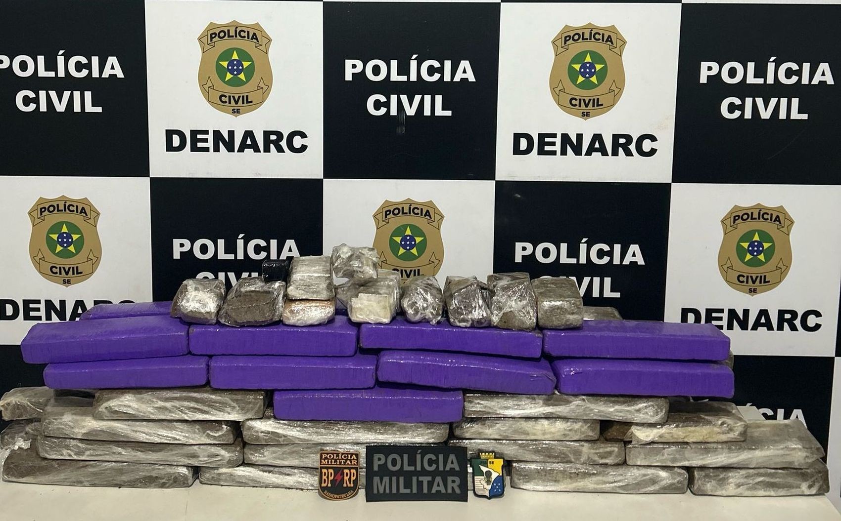 Homem é preso e mais de 60 quilos de maconha são apreendidos em Nossa Senhora do Socorro